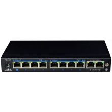 SWITCH 120W- 8×100Mb/POE+ et 2×1000Mb