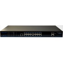 SWITCH MANAGEABLE 250W- 16×100Mb/POE+ et 2x1000Mb + 1SFP