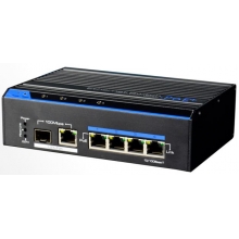 SWITCH INDUS 60W - 4×100Mb/POE+ , 1×100Mb ,1SFP