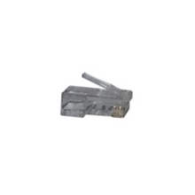 Connecteur RJ45 UTP CAT6A traversant pour câble souple ou rigide