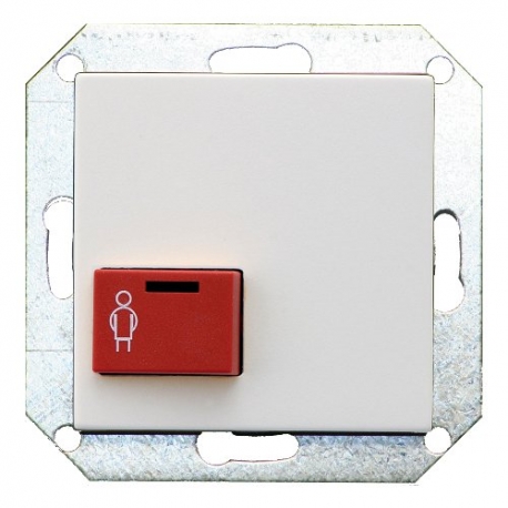 iCall 340 LB-O Bouton Bloc porte BUS 4 fils bouton d'Appel , Assistance Buzzer intégré et LED  Image