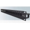 Panneau 19'' - 1U - pour 24 ports Keystone noir vide ZVK