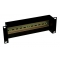 Support 10'' 2U rail DIN noir