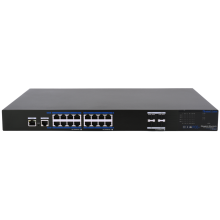 SWITCH MANAGEABLE L2 270W- 16×1000Mb/POE + 4×SFP 1000Mb