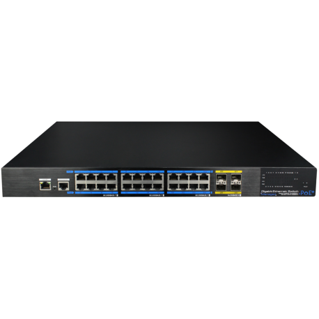 SWITCH MANAGEABLE L3 390W - 24×1Gb/POE+ & 4×SFP 1Gb/10Gb