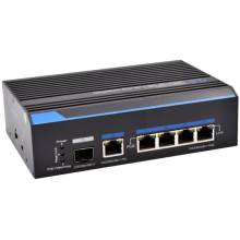 SWITCH INDUS 50/120W- 4×1Gbps/POE+ & 1Gbps PD & 1 SFP