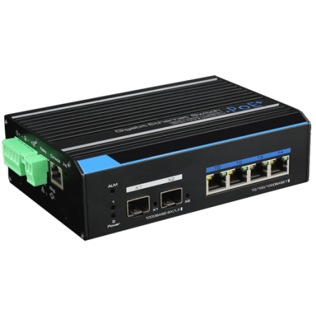 SWITCH INDUS 150W L2 - 1×1Gb/POE++ & 3×1Gb/POE+ & 2×SFP