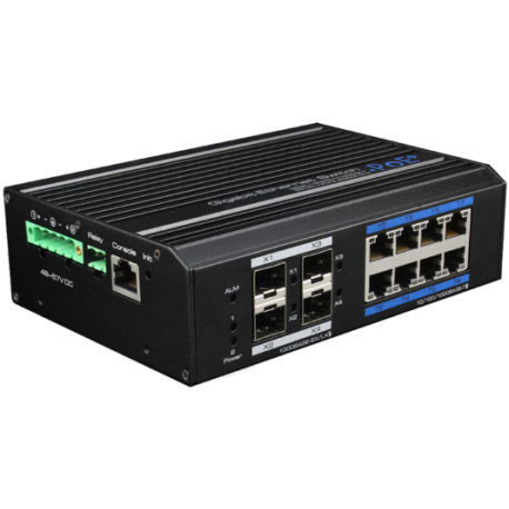 SWITCH INDUS 150W L2 - 1×1Gb/POE++ & 7×1Gb/POE+ & 4×SFP 1Gb