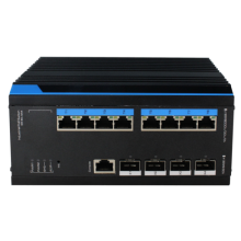 SWITCH INDUS 240W L3 - 8×1Gb/POE+ & 4×SFP 1/10Gb