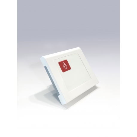 iCall 340 LB-O Bouton Bloc porte BUS 4 fils bouton d'Appel , Assistance Buzzer intégré et LED  Image