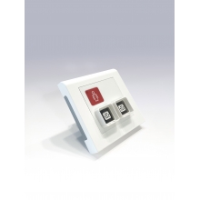 ICall 335 LB-OEE bouton BUS tête de lit 2 entréemini din 1 bp d'appel rouge