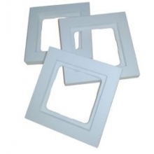 Plastron blanc / Single iCall frame