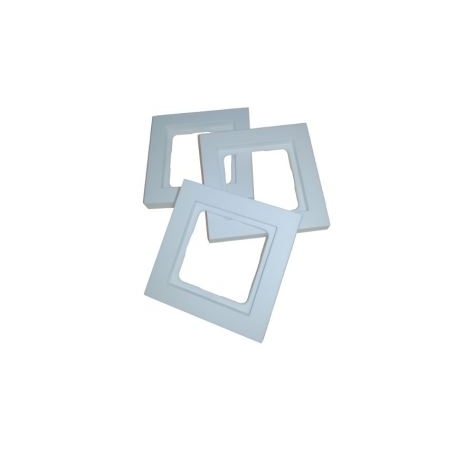 Plastron blanc / Single iCall frame