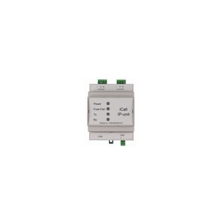 ICall 100 IP-DIN Module IP sur rail DIN pour module (50 modules BUS max)