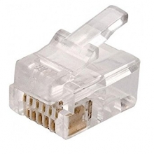 Plug câble plat RJ12 6/6 (lot de 100)