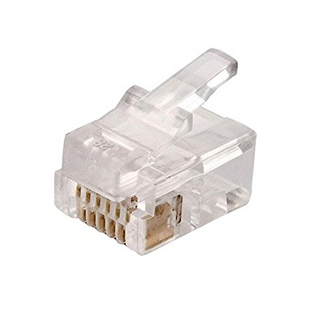 Plug câble plat RJ12 6/6 (lot de 100)