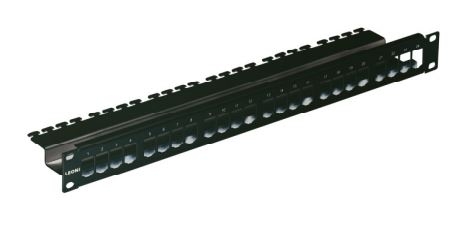 Panneau De Brassage Vide LINK LKPV24 - 24 Ports Noir - Pour Modules RJ45 Et Fibre