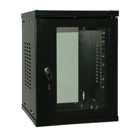 Coffret 10'' fixe 8U profondeur 300 noir monté