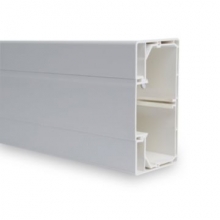 Goulotte ENSTO 100 X 54 Ral 9010 CLIP 45 avec son couvercle Lg. : 2m - Prix au m.