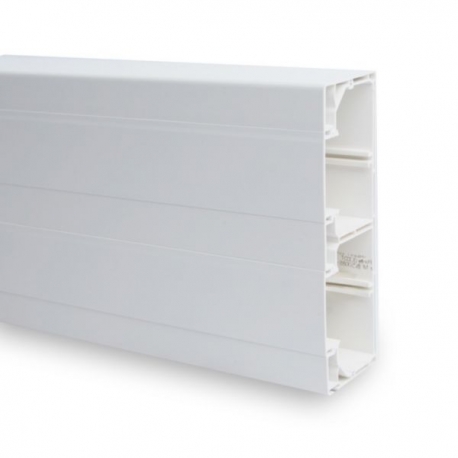 Goulotte ENSTO 160 X 54 Ral 9010 CLIP 45 avec  couvecles