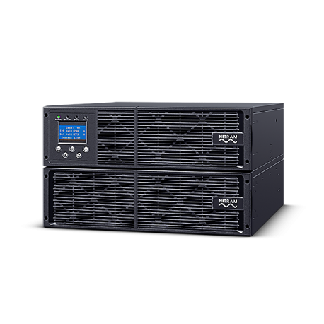 ONDULEUR RACK/TOUR ONE-LINE DOUBLE CONVERSION + PACK BATTERIE SUPP 6U 6000VA 540